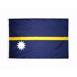 Gewohnheit die Flaggen der verschiedenen Länder und der Nauru-Staatsflagge