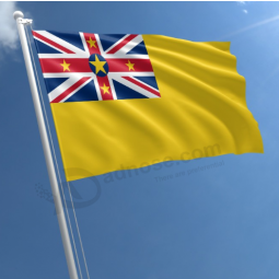 High quality polyester national flag of Niue