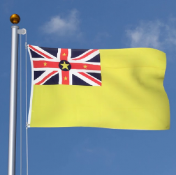 Drapeau national de Niue bannière de couleur vive polyester Drapeau de Niue