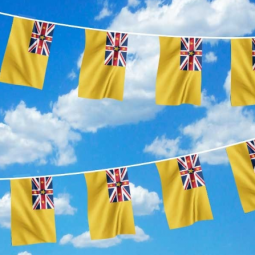 Hochwertige Niue National String Flagge für Event