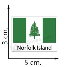 drapeau de l’île Norfolk tatouages temporaires autocollant tatouage corporel