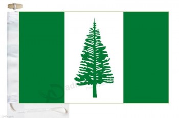 노퍽 섬 호주 무료 보트 플래그-로프 및 토글 (91cm x 45cm (1 야드))