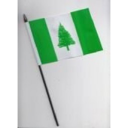 Norfolk Island Hand Flag 25cm