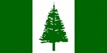 Norfolk eiland vlag 150cm x 90cm