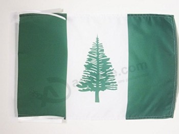 bandera norfolk island flag 18 '' x 12 '' cordones - isleño norfolk - banderas pequeñas inglesas 30 x 45cm - banner 18x12 in