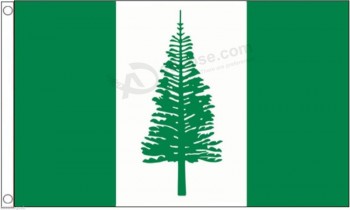 1000 drapeaux limité Australie Territoire de l’île Norfolk drapeau 5'x3' (150cm x 90cm) - polyester tissé