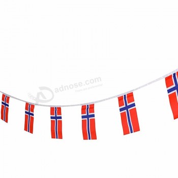 Noorse bunting banner voetbalclub decoratie Noorwegen string vlag
