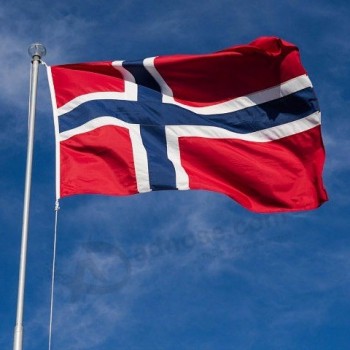 Drapeau national de la Norvège Drapeau norvégien Polyester