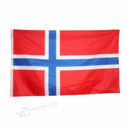 卸売ノルウェー国旗3x5ft耐久性のあるノルウェー国旗