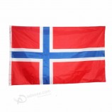 노르웨이 국기 내구재 3 * 5 ft 노르웨이 국기