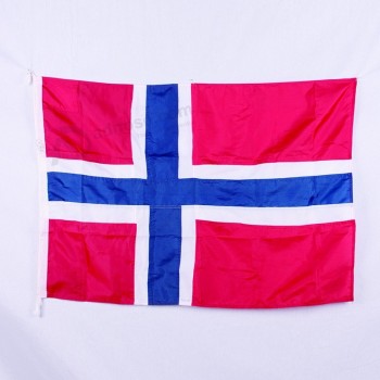 Chine Fabrication Grande Taille Personnalisée Imprimé Drapeau de la Norvège