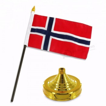 Factory direct sale miniature office Norway table flag