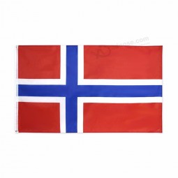 3x5ft polyester Custom Durable Norway Flags