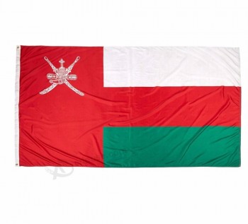 Оптовая полиэстер сублимационная печать страны Оман 90x150 см баннер