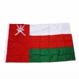 Siebdruck digital gedruckt verschiedene Arten unterschiedlicher Größe 2x3ft 4x6ft 3x5ft hohe Qualität benutzerdefinierte Oman Nationalflagge