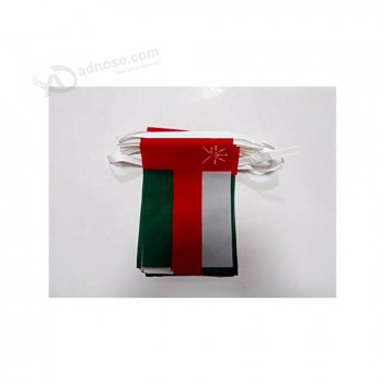 promotionele producten oman land bunting vlag string vlag