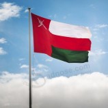 bandeira nacional personalizada de bandeiras de país de Omã