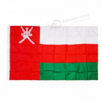 3 * 5FT alta calidad precio barato oman bandera del país