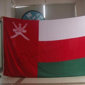 bandiera nazionale oman personalizzata all'ingrosso di alta qualità