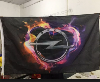 Bannière publicitaire de logo Opel personnalisé de haute qualité