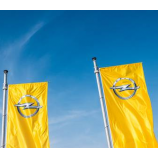 Custom Printing Pole Flag for Opel Advertising