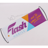 aangepaste logo intrekbare handgedragen roller banner