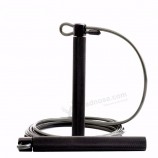 proveedor de cuerda al por mayor de aleación de aluminio manejar saltar la cuerda con cable de acero ajustable para saltar en educación física