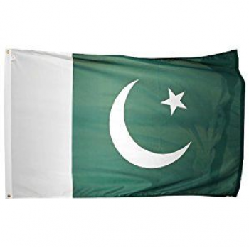 Digital printing Pakistan national flag for sport events