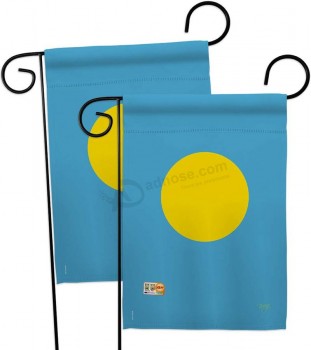 Palau Drapeaux du Monde Nationalité Impressions Décoratif Vertical 13 « x 18.5 » 2 pcs Pack de jardin