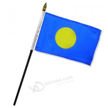 Drapeaux standard de qualité une douzaine de palaos bâton drapeau, 4 par 6