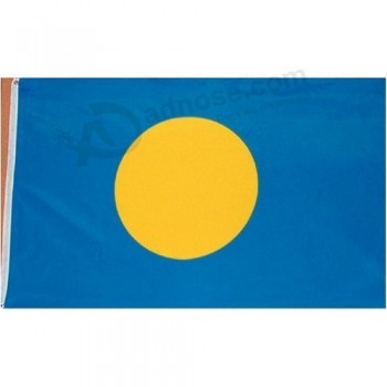 palau - bandeira do mundo de 3 pés x 5 pés de poliéster