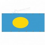 Multicolor country Palau mesh flag