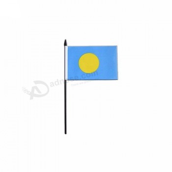 хорошее качество дешевый маленький Палау рука, размахивая флагом