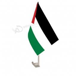 Knitted Polyester Mini Palestine Flag For Car Window