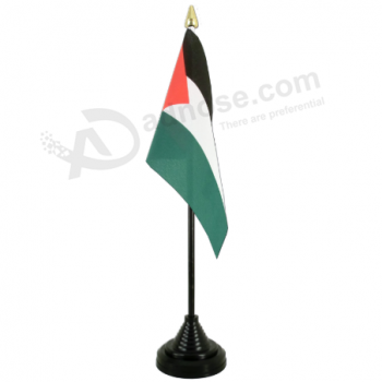 Mini oficina decorativa palestina bandera de mesa al por mayor