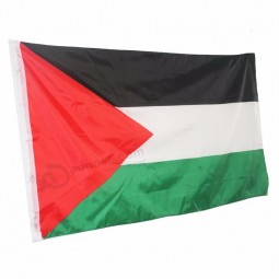 Polyester 3x5ft gedruckt Nationalflagge von Palästina