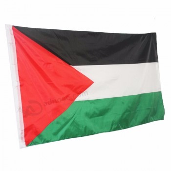 poliéster 3x5ft bandera nacional impresa de palestina