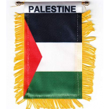 Polyester Palestinian National car hanging mirror flag
