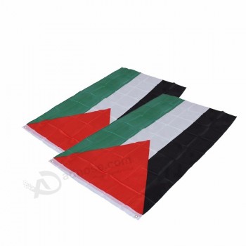 パレスチナの巨大なシルクスクリーン印刷パレスチナの旗