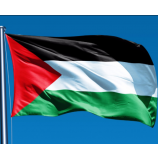 Palestine national flag polyester fabric country flag