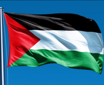 Palestine national flag polyester fabric country flag