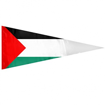 장식 폴 리 에스테 르 삼각형 팔레스타인 깃발 천 플래그 배너