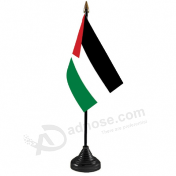 изготовленный на заказ национальный настольный флаг настольных флагов Палестины