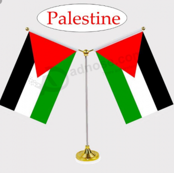 Palästina-Nationaltabellenflagge des professionellen Druckens mit Unterseite