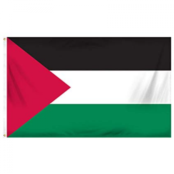 bandera nacional de palestina de tela de poliéster