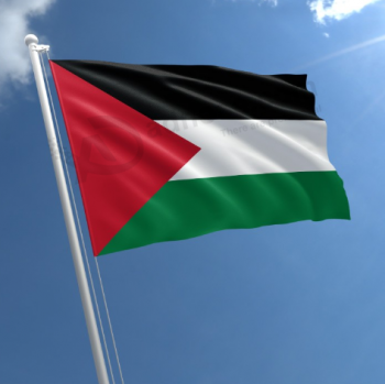 Tissu polyester Drapeau du pays Palestine pour la fête nationale