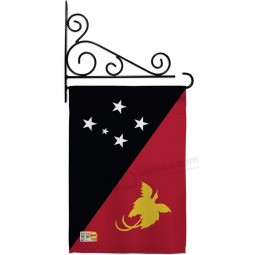 papua New guinea flags of the world nazionalità impressioni decorative vertical 13 