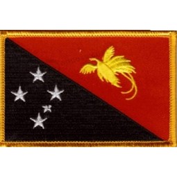 Papua-Neuguinea-Flagge Flecken 3,50 