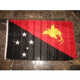 3x5 Papua New Guinea Flag 3'x5' house banner Brass Grommets Double Stitching UV Resistant.
