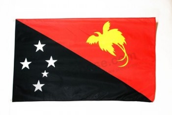 DRAPEAU Papouasie-Nouvelle-Guinée Drapeau 3' x 5' - Drapeaux Papous 90 x 150 cm - Bannière 3x5 ft
